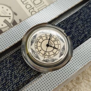 Swatch Pop Warm Up PMN104 Midi Pop Vintage Unisex Swiss Watch 40mm Rare With Box